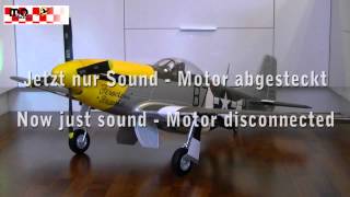 Giant P-51 1700mm ARF - Sound module added