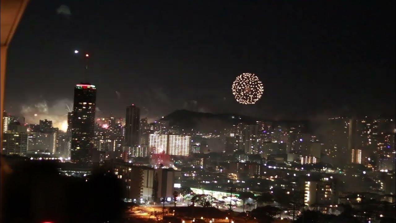 Honolulu New Years Fireworks from Waikiki YouTube