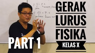 Fisika kelas X - Gerak Lurus(GLB,GLBB,GVA,GVB,GJB) part 1