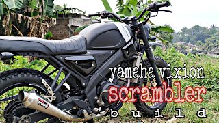 yamaha vixion scrambler build