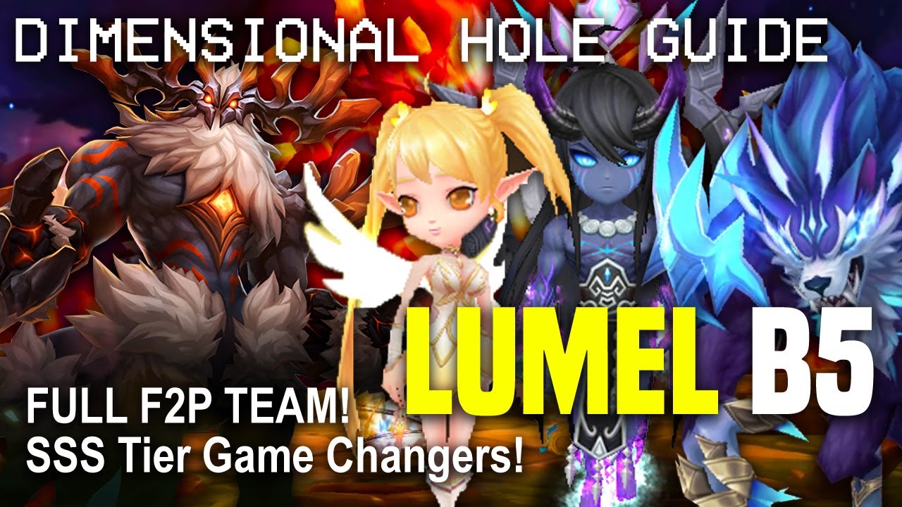 ANCIENT GUARDIAN OF LUMEL B5! Cliff of Tough Beast Men - [Dimensional Hole Guide] - Summoners War