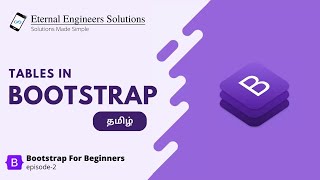 Tables in Bootstrap | Bootstrap for Beginners in Tamil | EES #2 #bootstrap