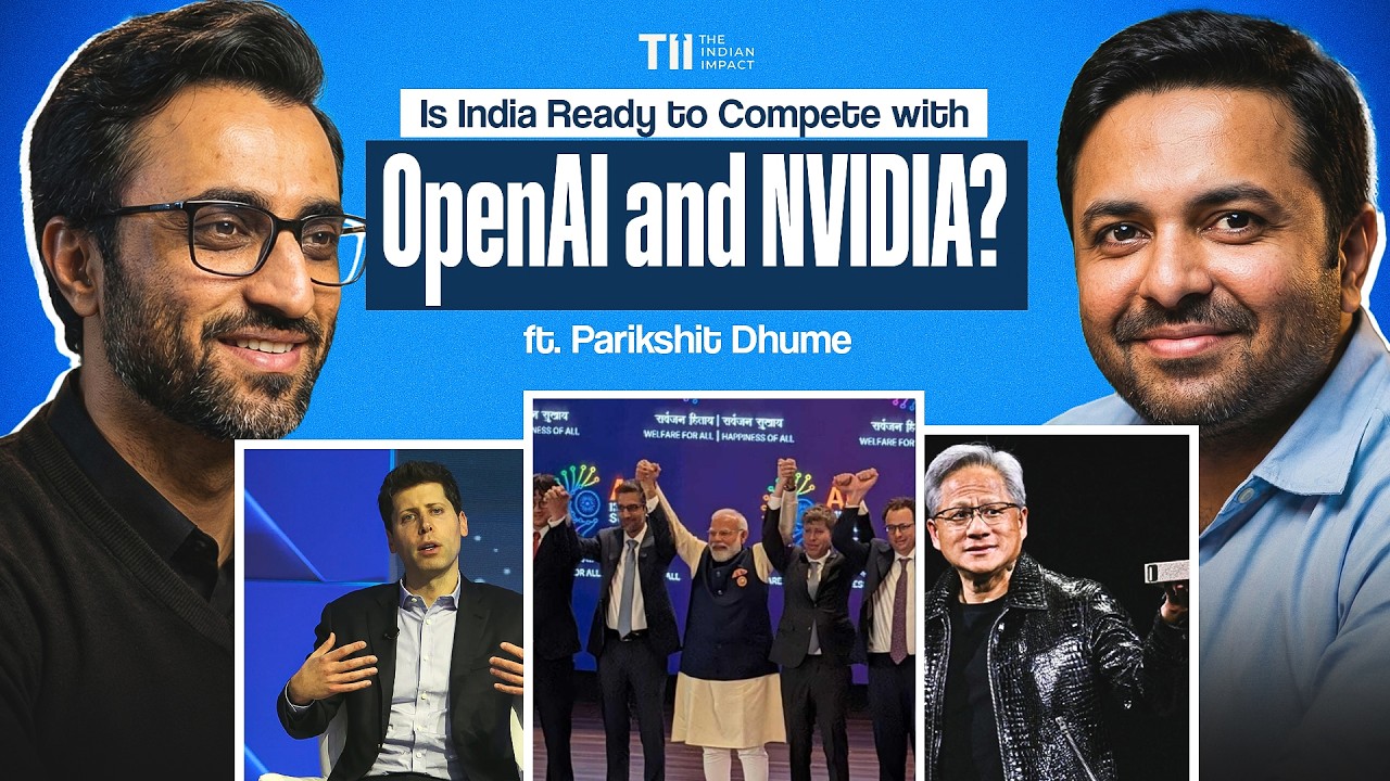Podcast episode thumbnail: India's AI Revolution: Breaking Barriers with Homegrown Tech | Parikshit Dhume