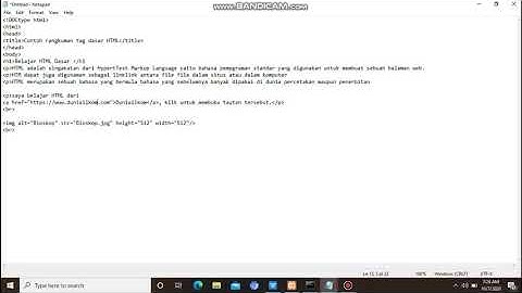 BELAJAR HTML DASAR | Pemrograman Web