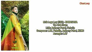 [ENG|INDO] LAY (EXO) - NAMANANA Lyrics