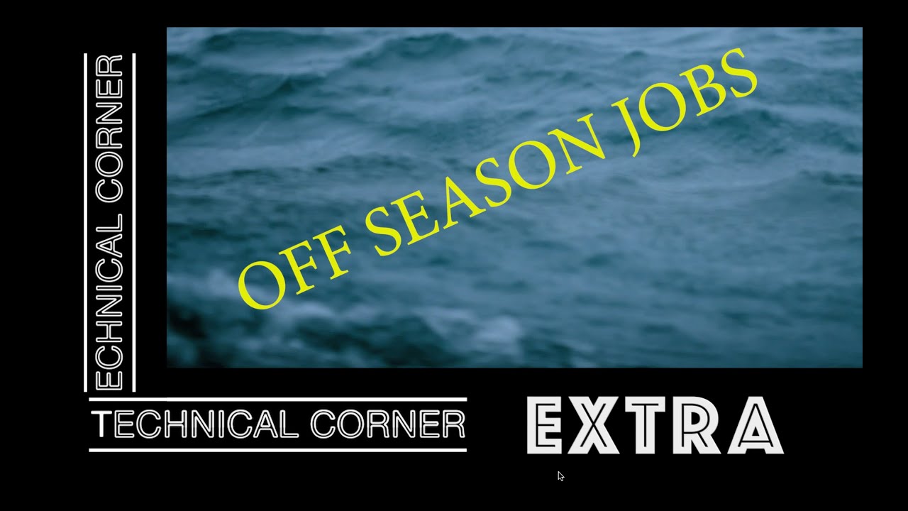General winter boat jobs ; deck & engine maintenance, removing the fore stay and much more!
