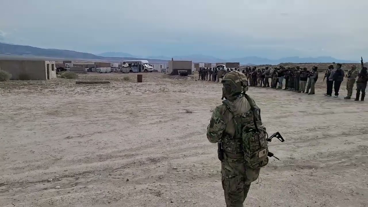 Ready,  Aim, Fire!  Revolutionary Airsoft Battle 