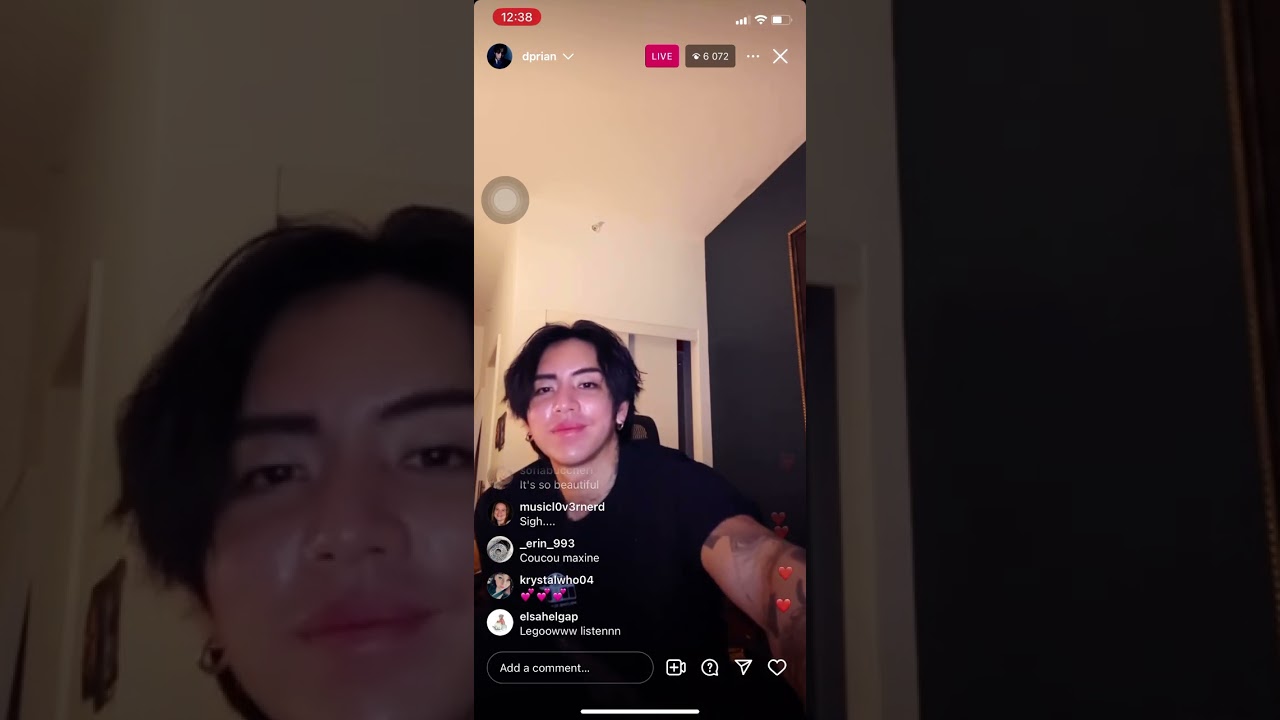 DPR Ian talking about mental health Instagram Live DPR Ian IG Live