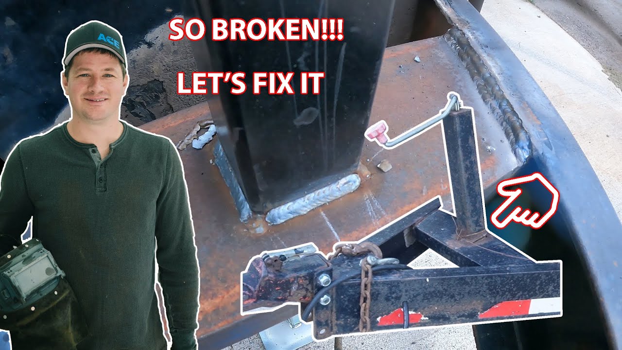 REPLACING THE JACK ON A 10K DUMP TRAILER