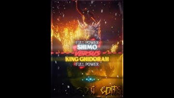 Shimo vs King Ghidorah #godzilla #wisedit #1v1battles #edit #capcut #shorts