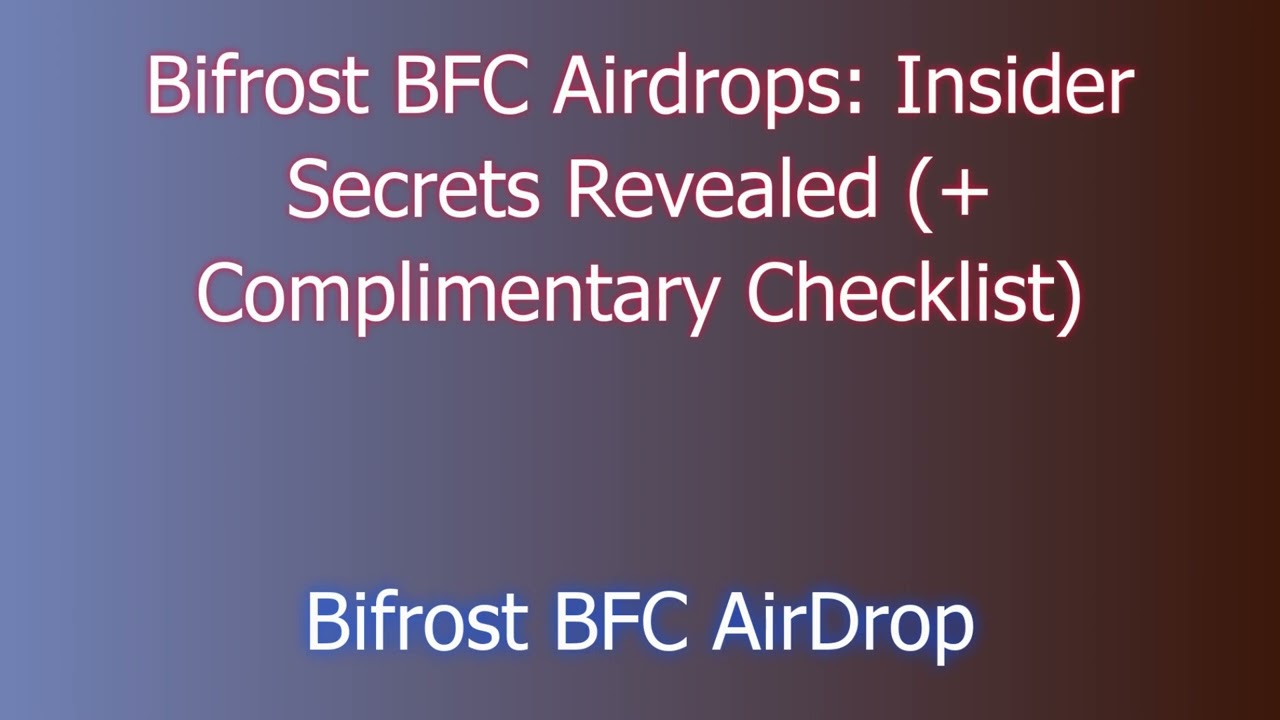 Get Free Bifrost BFC Airdrop  |  Discover Bifrost BFC Airdrop Exchange Options