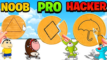 SHINCHAN OGGY PLAYING AMAZING CANDY CHALLENGE 3D GAME CHALLENGE | NOOB PRO HACKER GAME