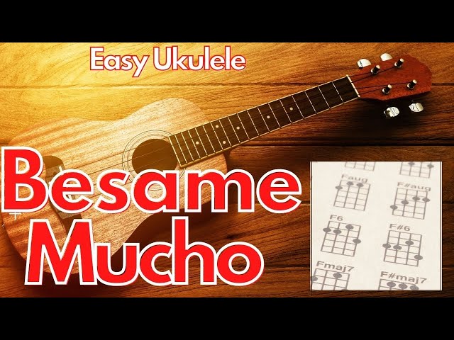 Besame Mucho Cesaria Evora Easy Ukulele