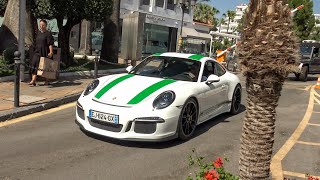 Supercars in Puerto Banus July 2020 [ 18 ] (911R, SVJ Roadster, Performante, 812SF, SLR Roadster,..)