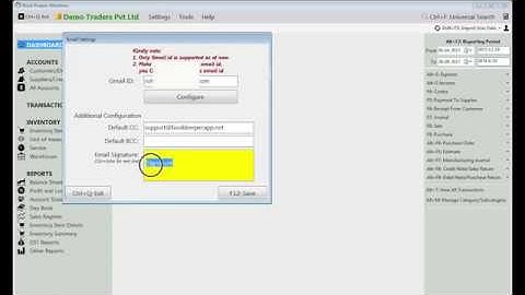 How To Email Invoices | Email Bill to Party | Send an Invoice by Email | Book Keeper Windows