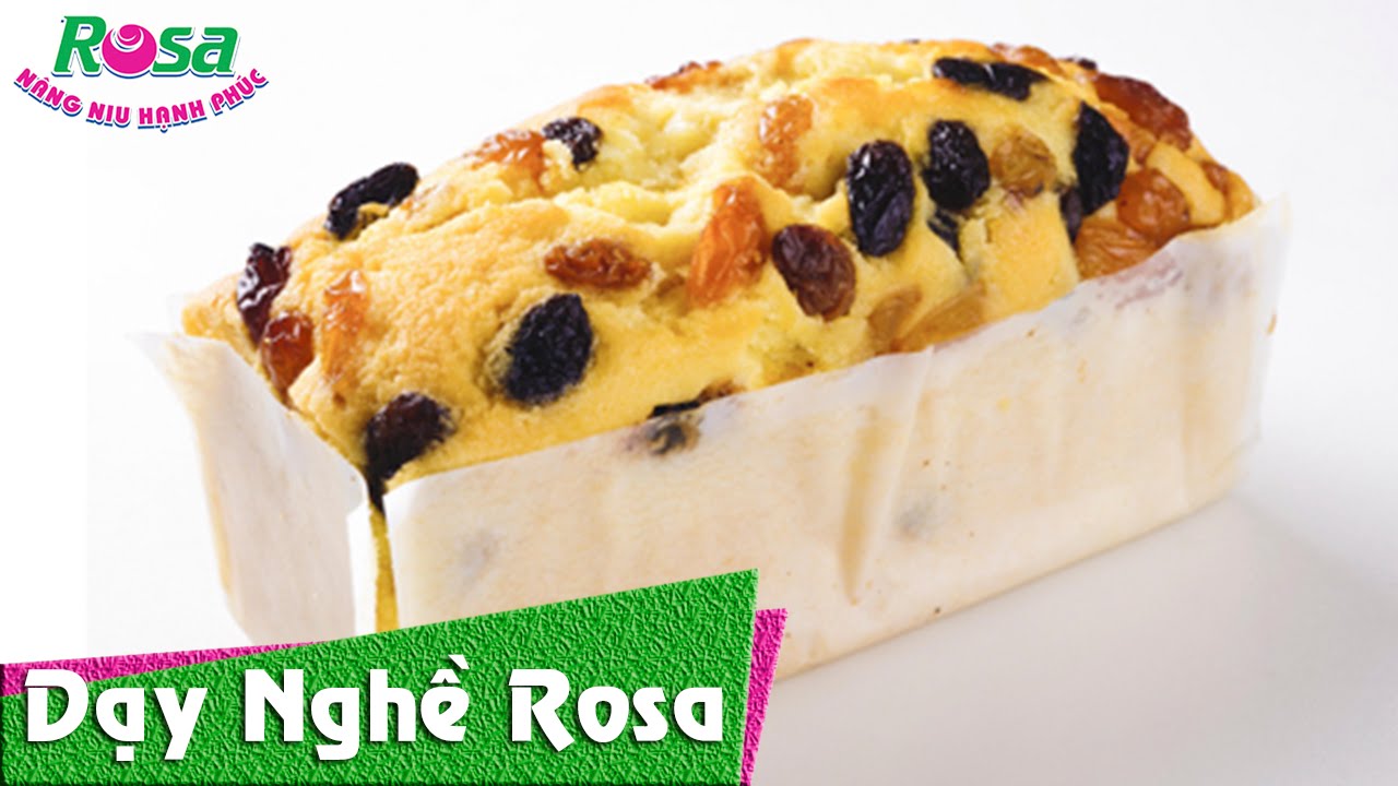 Cách làm bánh Cake Nho - Raisin Butter Cake - YouTube
