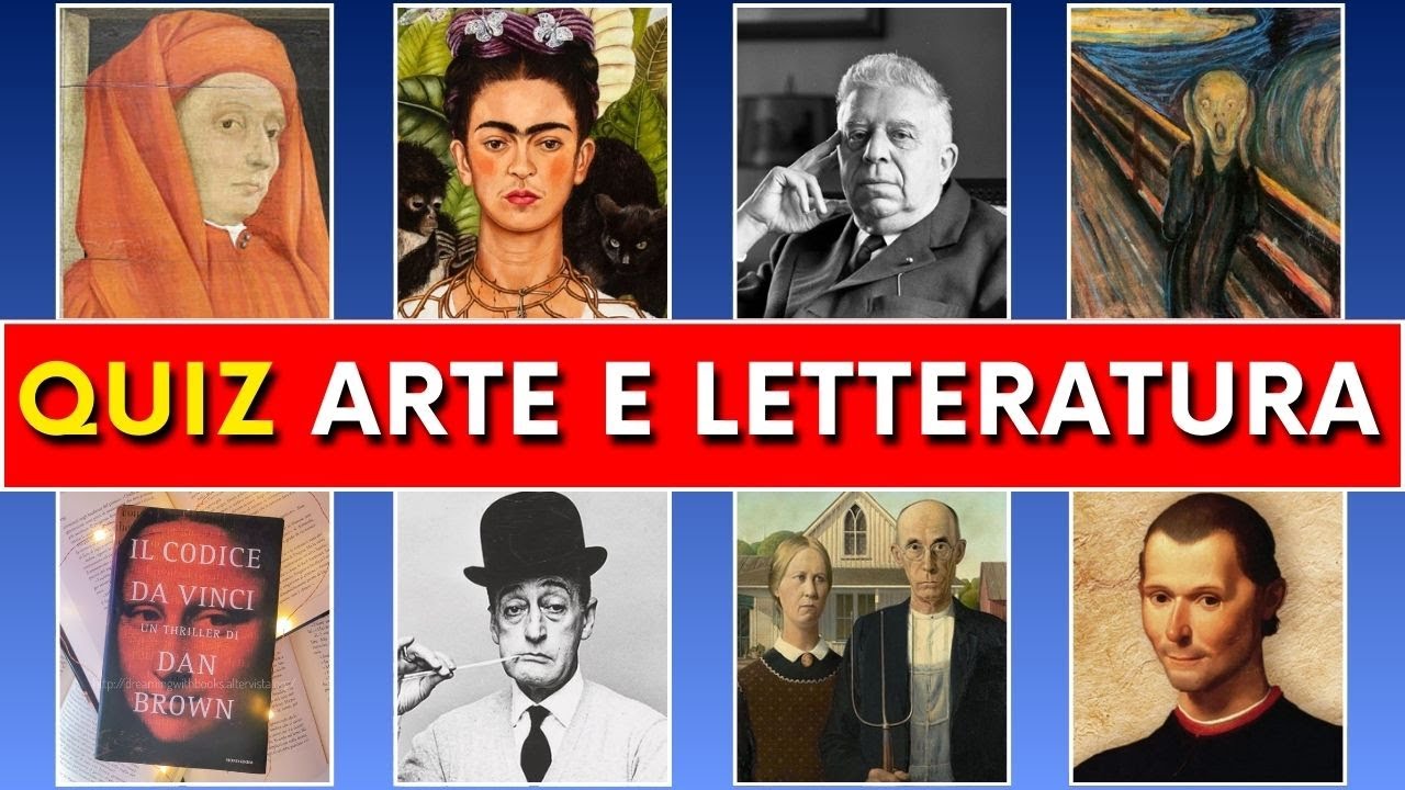 Quanto Ne Sai di Arte e Letteratura? 🎨📚 Quiz Difficile, Solo i Veri Intellettuali Rispondono a Tutto