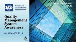E-Learning QMS ISO 9001 2015 AWARENESS R00 06 2022