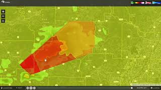 TORNADO WARNING for Mountain View, Mount Olive, and Melbourne Arkansas!