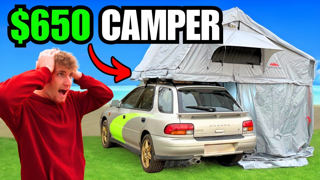 Turning My CHEAP Car Into A CAMPERVAN! - YouTube