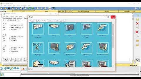 Konfigurasi Port Security pada switch