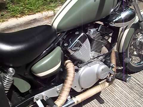 Yamaha Vstar 250 with west eagle 