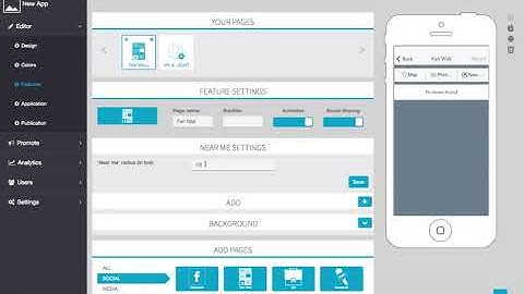 8 - App Creator How to Use the Fan Wall Feature
