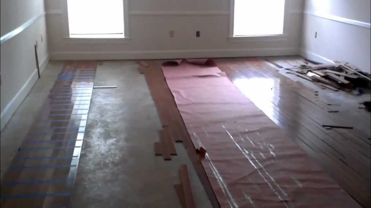 Hardwood Floors Over Concrete