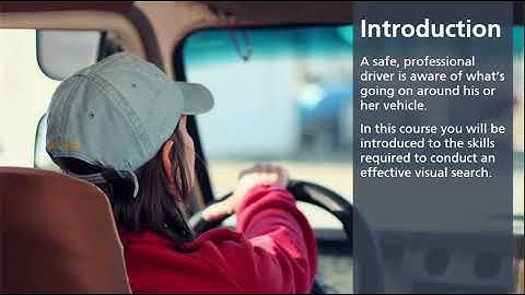 Safe and Smart New Driver Training Program: Defensive Driving: Visual Search