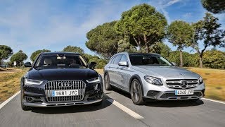 2018 Mercedes E350d Allterrain vs 2018 Audi A6 Allroad Quattro