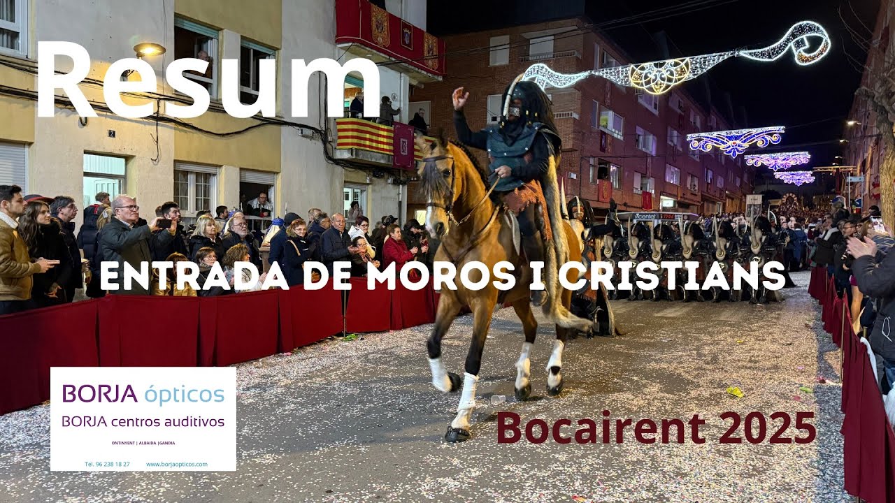 Resumen de la entrada de Moros y Cristianos de Bocairent 2025