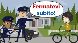 Lisa viene Arrestata!! Conversation in Italian (Dialogo Prigione)  ENG SUB