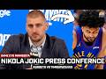 Nikola Jokic on Jamal Murray's Last Shot, His Decision to Pass NOT Shoot &amp; More After Game 2 LOSS Mp3 Song