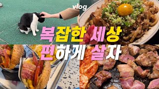 [vlog] 요즘 회사랑 안친해서 먹는걸로 푸는 중....(쿠촐로 테라짜/샌드페블스/미주리 금호/윤익/젤라떼리아 도도/봉피양/먹태깡 라면/다운타우너/태태삼겹/쿠티크 트러플 파스타)