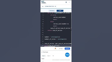 Sum of the Series 2 using python Nxtwave CCBP #coding #nxtwaveccbp4 #programming #codingbat #python