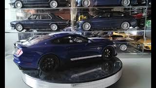 1 18  Mustang Super Snake GT204   Shelby   large white stripe Deep Impact Blue n°  132  999 GT Spiri