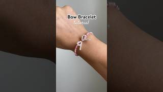 bow bracelet tutorial #beadedjewelry #tutorial #diy #preppy