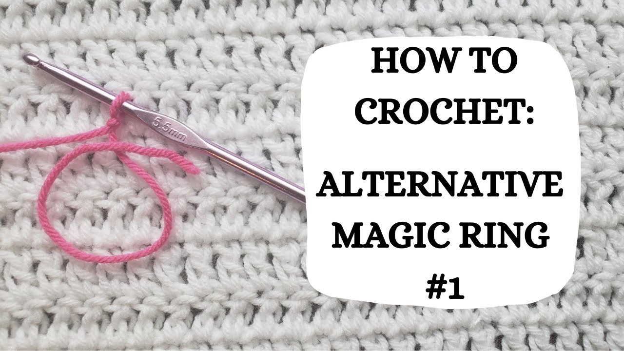 How To Crochet: Alternative Magic Ring #1 | Tutorial, DIY, Beginner  Crochet, Basic Crochet, L… | Crochet videos tutorials, Photo tutorial,  Beginner crochet tutorial