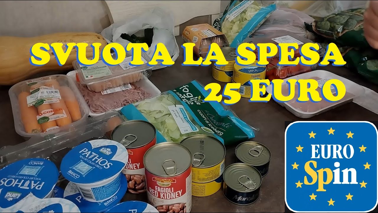 Svuota la spesa - EuroSpin con 25 euro