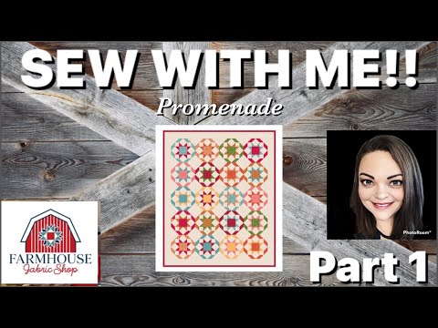 Promenade Quilt Kit | Baked with Love by Lori Holt from Farmhouse Fabric Shop - 10% off - Part 1