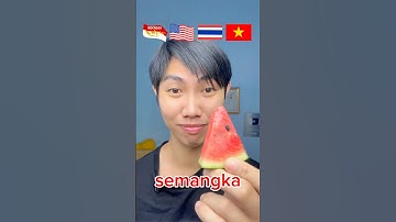 Asmr Dưa Hấu Theo Tên Gọi Các Nước 🇮🇩🇺🇸🇹🇭🇻🇳🍉 Hùng Asmr P08