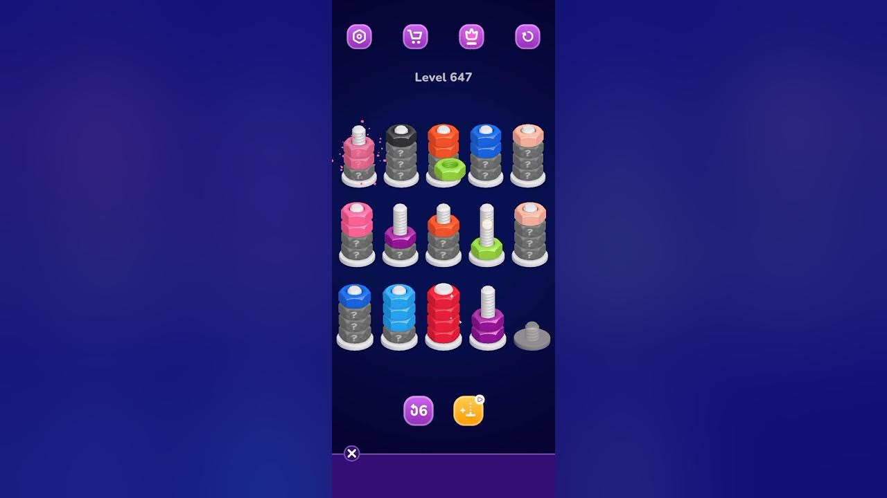 Как пройти игру nut sort. Как пройти игру nut sort