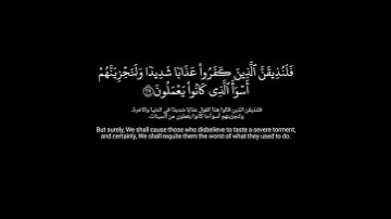 وقال الذين كفروا لا تسمعوا لهذا القران|ماتيسر من سورة فصلت كروما ايات قرانية القارئ ناصر القطامي