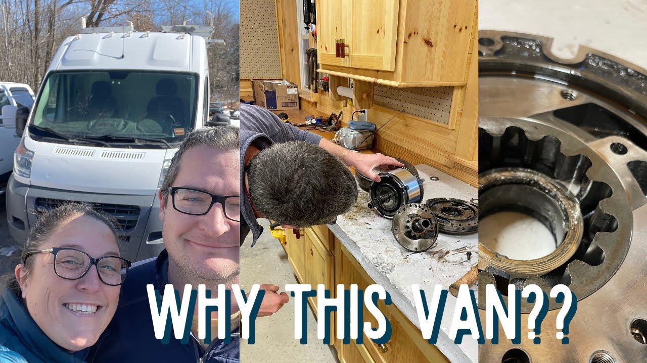 ⁣A Van With a Broken Transmission? Why Not! | Promaster Van Build 1