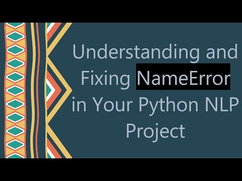 Understanding and Fixing