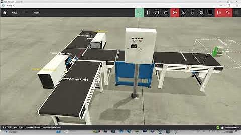 PLC Conveyor system box sorting based on their weight