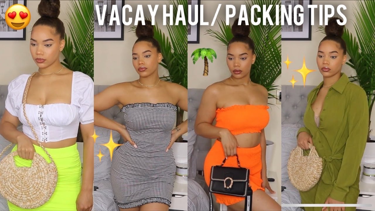 HUGE VACATION HAUL ☀ OUTFITS IDEAS ...