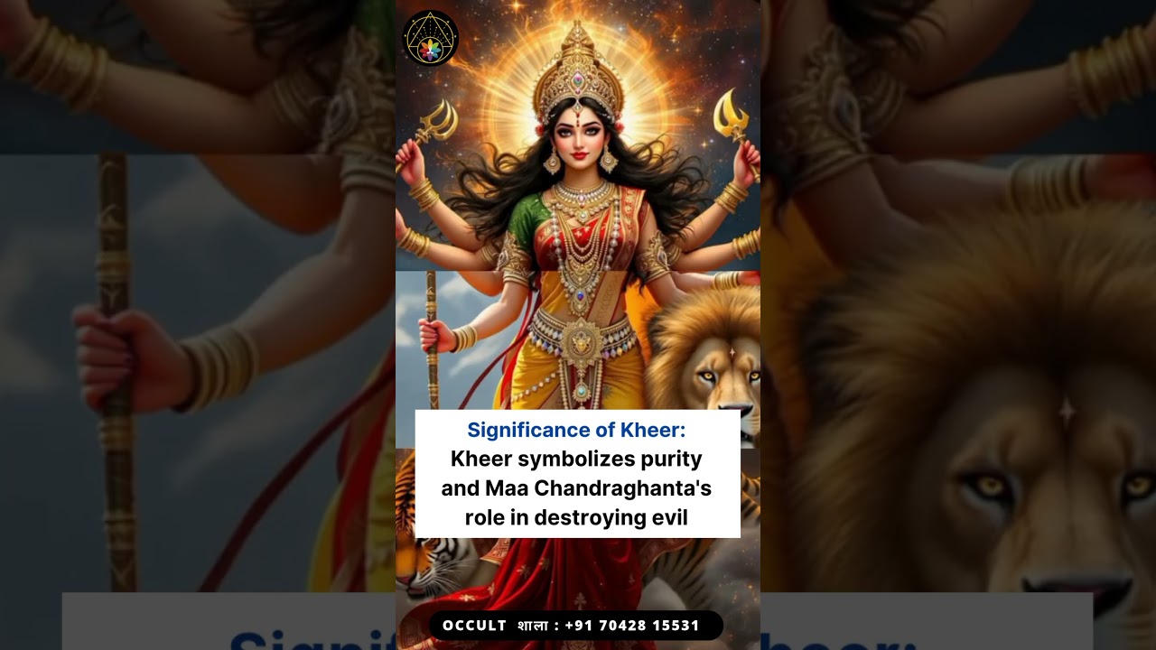 Navratri Day 3 Bhog | Maa Chandraghanta Puja Offering | Divine Bhog for Navdurga