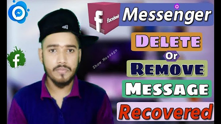 Android how to recover deleted messages on messenger