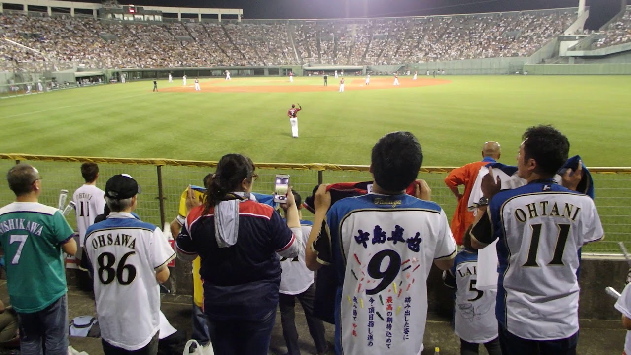 2017.09.05　日本ハムファイターズ　ヤケクソでチャンステーマメドレー　富山